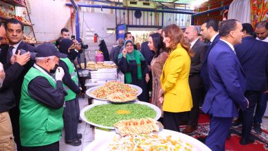 صورة وزيرة التضامن تتفقد وحدة إطعام الحاجة عزيزة بإمبابة