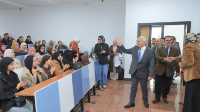 صورة انتظام الدراسة بكليات جامعة “الريادة” مع انطلاق الفصل الدراسي الثاني