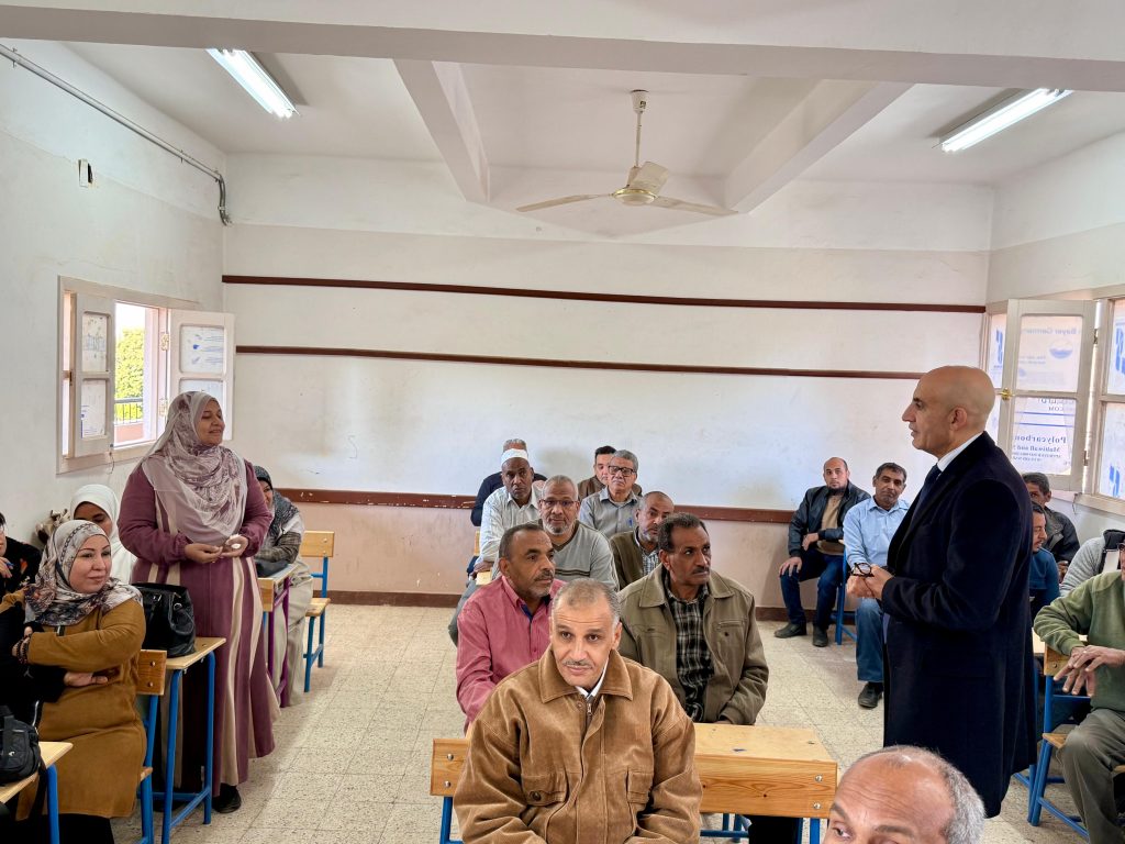 جولة وزير التعليم فى قنا