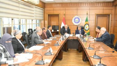 صورة اجتماع مجلس أمناء مكتبة مصر العامة بالدقهلية