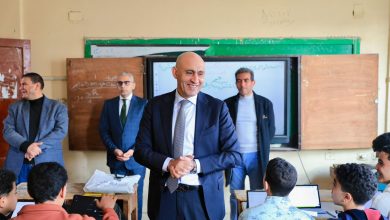 صورة جولة مفاجئة لوزير التعليم بالغربية لمتابعة انتظام الدراسة ونسب الحضور