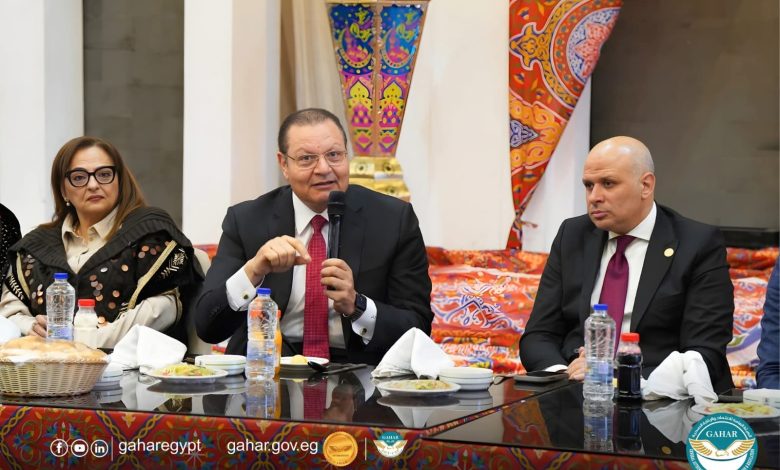 رئيس الهيئة العامة للاعتماد والرقابة الصحية خلال حفل الإفطار الرمضاني السنوي