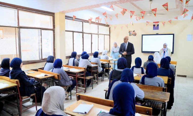 وزير التربية والتعليم يتفقد عددا من المدارس بإداراتى الحوامدية والبدرشين بالجيزة