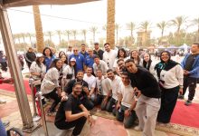 صورة “قنصوة” و”رداد”يشهدان ماراثون الجامعة البريطانية للتنمية المستدامة