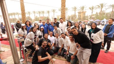 صورة “قنصوة” و”رداد”يشهدان ماراثون الجامعة البريطانية للتنمية المستدامة