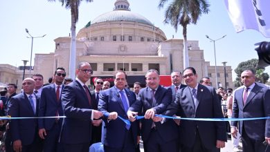 صورة افتتاح اكبر ملتقى للتوظيف بجامعة القاهرة