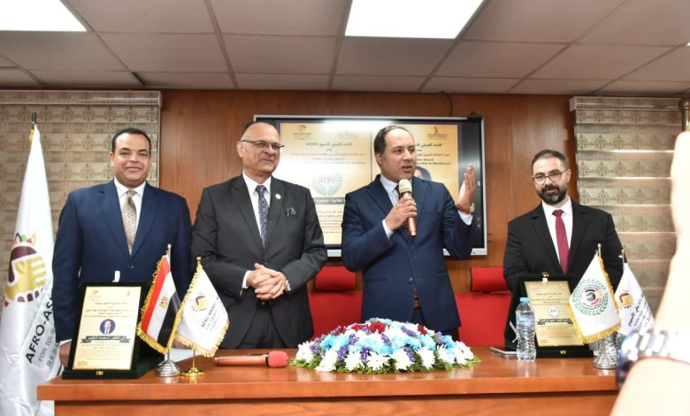 الإتحاد الافريقى الآسيوي يمنح المؤسسة العلاجية جائزة التميز