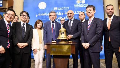 صورة انطلاق منهج الثقافة المالية لطلاب الصف الثاني الثانوي من داخل البورصة المصرية