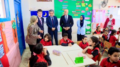 صورة وزير التربية والتعليم ورئيسي جامعة هيروشيما وشركة “سبريكس” اليابانية يتفقدون المدرسة المصرية اليابانية بالقاهرة الجديدة