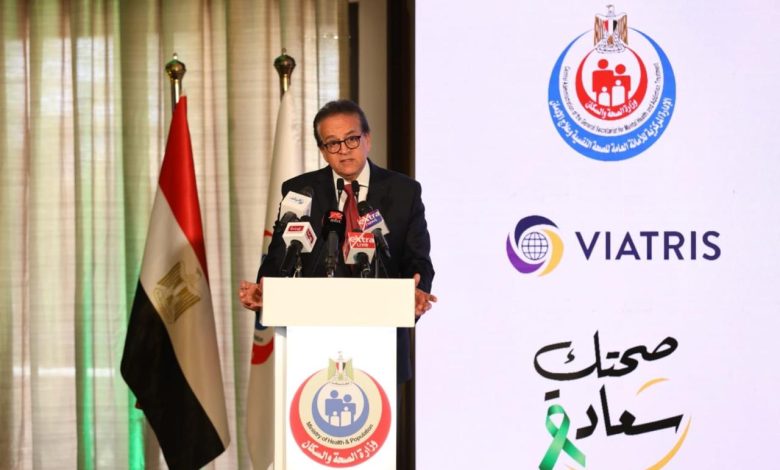 الدكتور خالد عبد الغفار يدشن عيادات صحتك سعادة