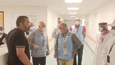صورة بعثة الحج الطبية تقدم 987 خدمة
