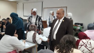 صورة متابعة ميدانية لامتحانات الفصل الدراسي الثاني بجامعة القاهرة