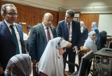 صورة جولات مكوكية لنائب رئيس جامعة القاهرة داخل اللجان الامتحانية