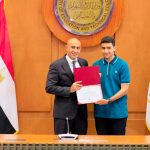 وزير التربية والتعليم يكرم أوائل الثانوية العامة للعام الدراسي 2025 / 2026