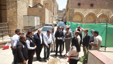 صورة نائب وزير الصحة يتفقد مستشفى رمد قلاوون