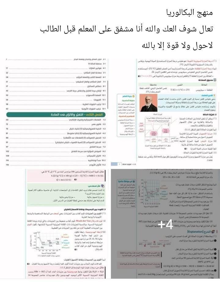 مناهج مزيفة للبكالوريا المصرية 