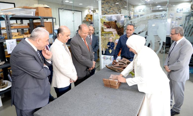 مركز الحفريات الفقارية جامعة المنصورة