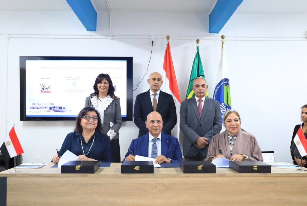 افتتاح مدرسة «المهندس عبد الحميد أبو بكر» للتكنولوجيا التطبيقية بالإسماعيلية
