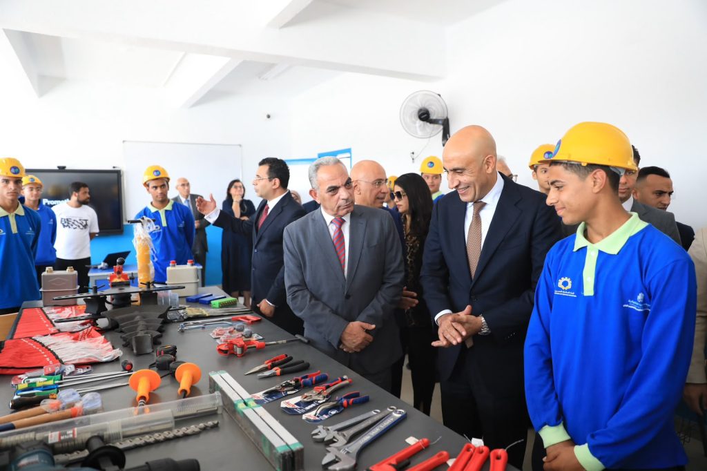 افتتاح مدرسة «المهندس عبد الحميد أبو بكر» للتكنولوجيا التطبيقية بالإسماعيلية