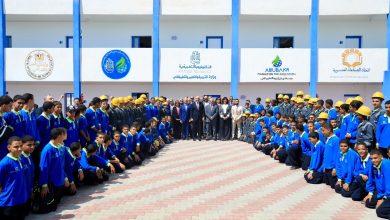 صورة افتتاح مدرسة «المهندس عبد الحميد أبو بكر» للتكنولوجيا التطبيقية بالإسماعيلية