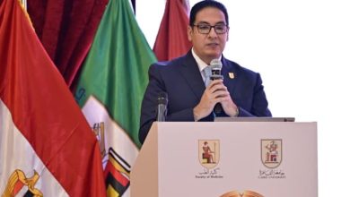 صورة رئيس جامعة القاهرة يفتتح مؤتمر قصر العيني عن طب الطوارئ والكوارث