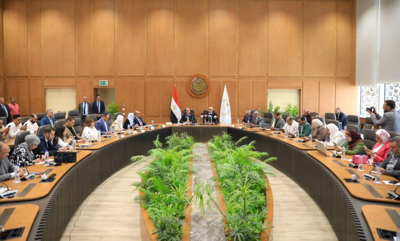 المؤتمر الصحفي لمحمد عبد اللطيف وزير التربية والتعليم والتعليم الفني وأحمد كجوك وزير المالية