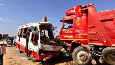 صورة “قنصوة”يتابع الحالة الصحية للطلاب المصابين في حادث تصادم أتوبيس بنى سويف